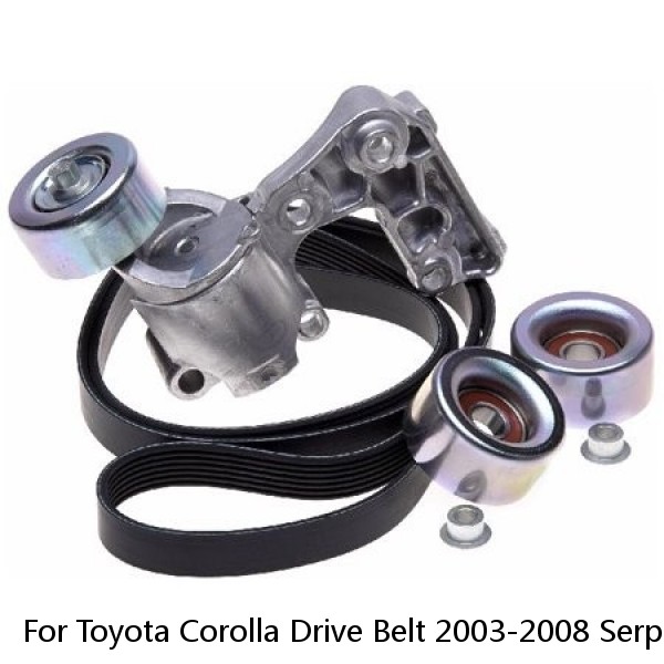 For Toyota Corolla Drive Belt 2003-2008 Serpentine Belt 6 Ribs Main Drive (Fits: Toyota)