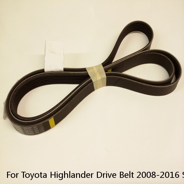 For Toyota Highlander Drive Belt 2008-2016 Serpentine Belt 7 Rib Count (Fits: Toyota)