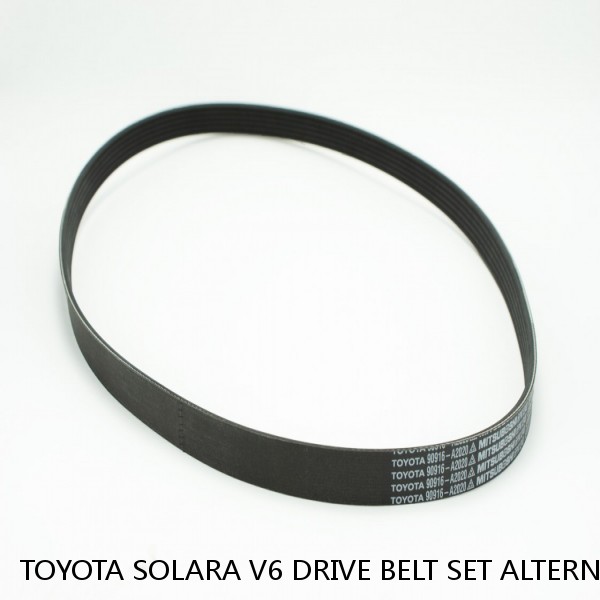 TOYOTA SOLARA V6 DRIVE BELT SET ALTERNATOR/AC POWER STEERING  4pk880  6pk1040 (Fits: Toyota)