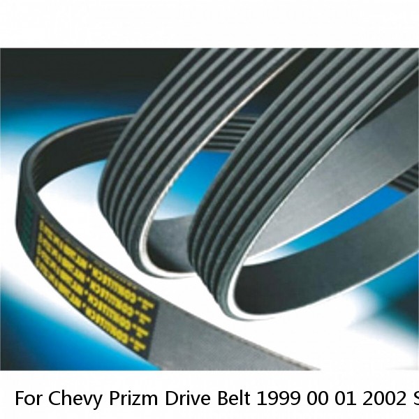 For Chevy Prizm Drive Belt 1999 00 01 2002 Serpentine Belt 6 Ribs Main Drive (Fits: Volkswagen)