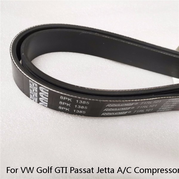 For VW Golf GTI Passat Jetta A/C Compressor V-Ribbed Serpentine Drive Fan Belt (Fits: Volkswagen)