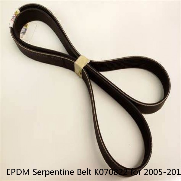 EPDM Serpentine Belt K070822 for 2005-2012 Toyota Avalon Camry Sienna 3.5L V6 (Fits: Toyota)