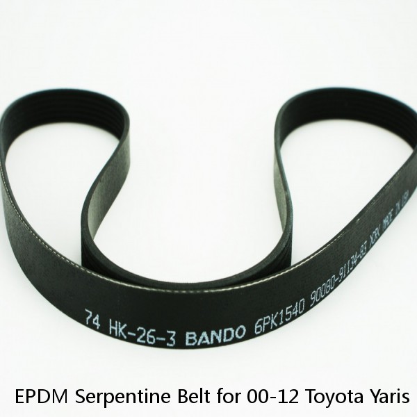 EPDM Serpentine Belt for 00-12 Toyota Yaris Echo Hatchback DOHC 1.5L l4 4PK1180 (Fits: Toyota)